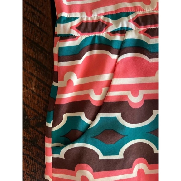 Peach Love Geometric patterned dress Size Medium - Picture 10 of 16